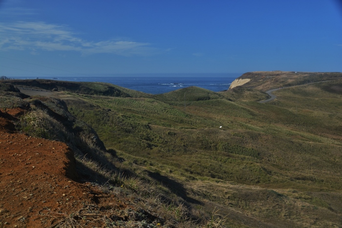 grassland between the river and ocean